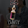OIL BOTTLE LABELS (PRINTED) image 0