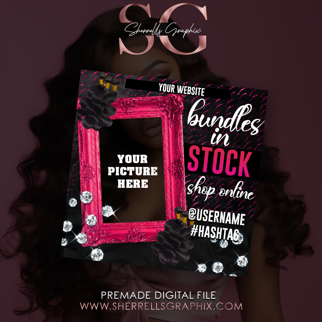 BUNDLES INSTOCK PREMADE E-FLYER DESIGN (PINK)