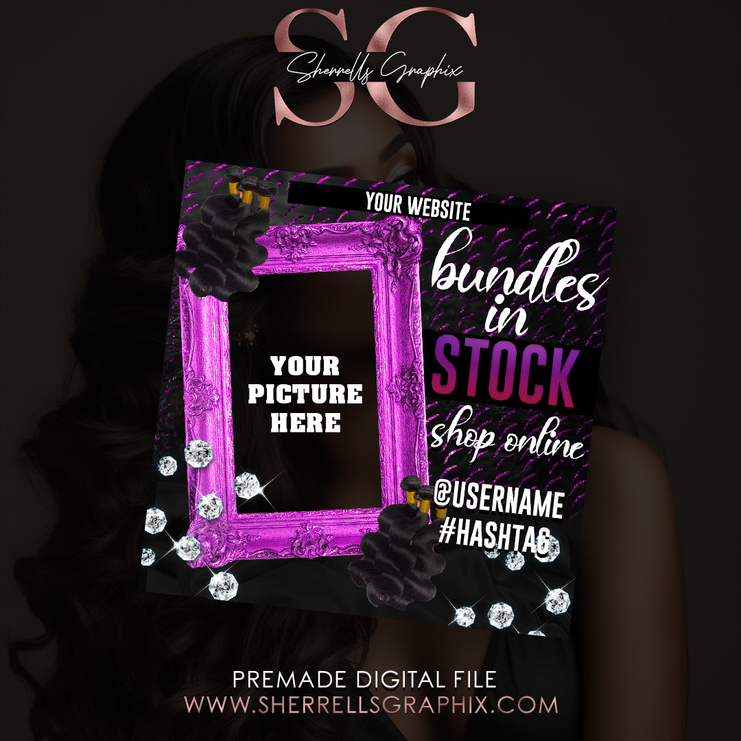 BUNDLES INSTOCK PREMADE E-FLYER DESIGN (PURPLE)
