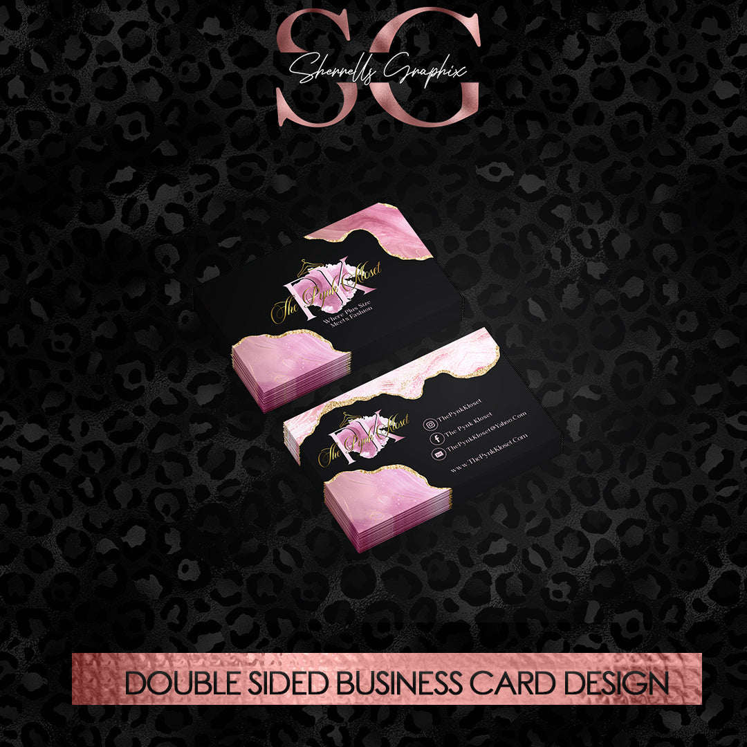 CUSTOM DOUBLE SIDED BUSINESS CARD DESIGN