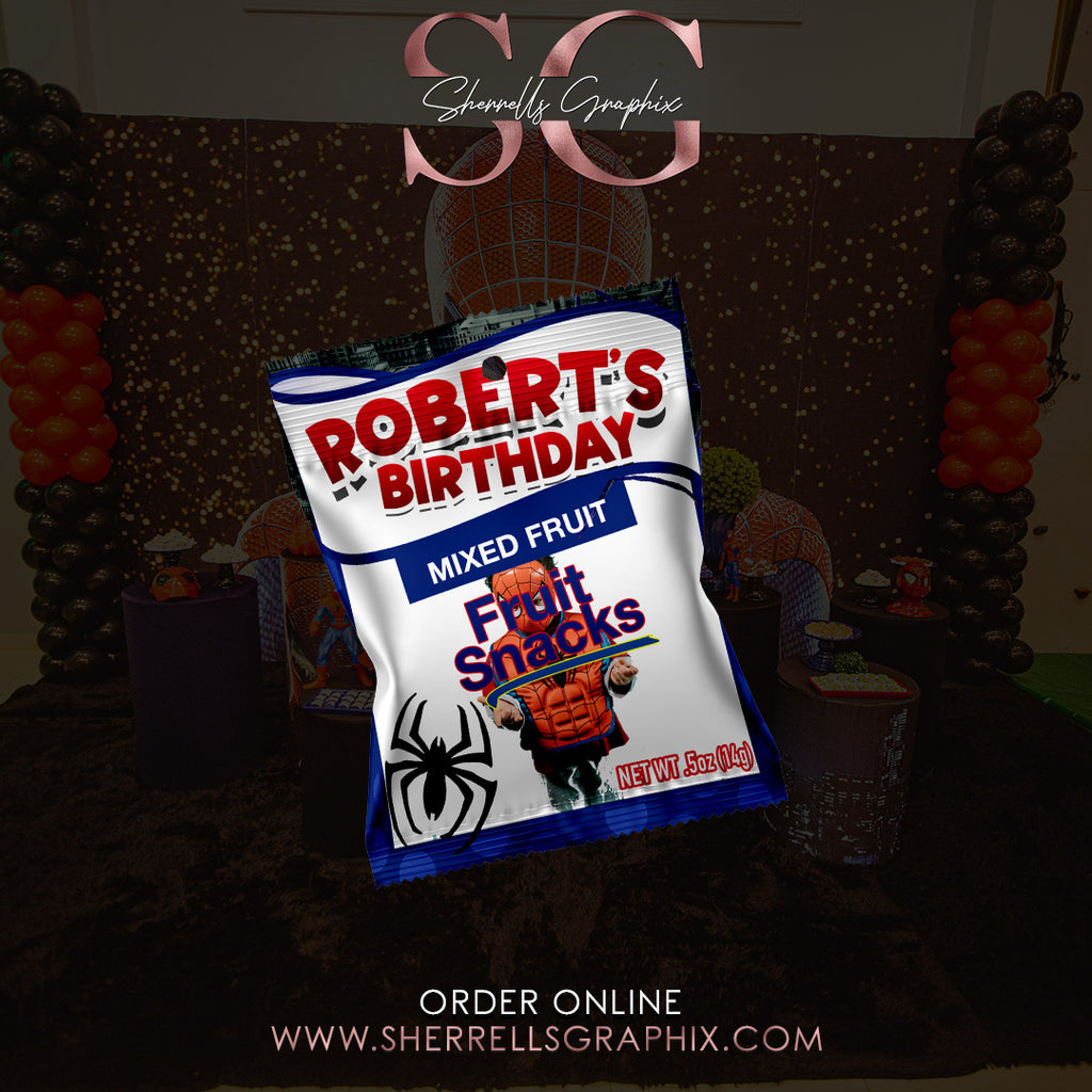 🕸️ Hero City Party Favors Digital Design (Design Only)