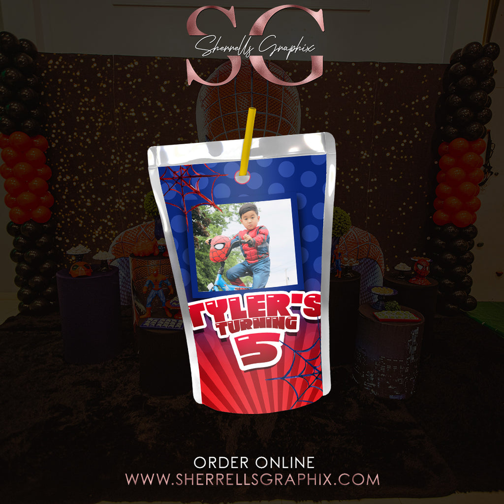 🕸️ Hero City Party Favors Digital Design (Design Only)