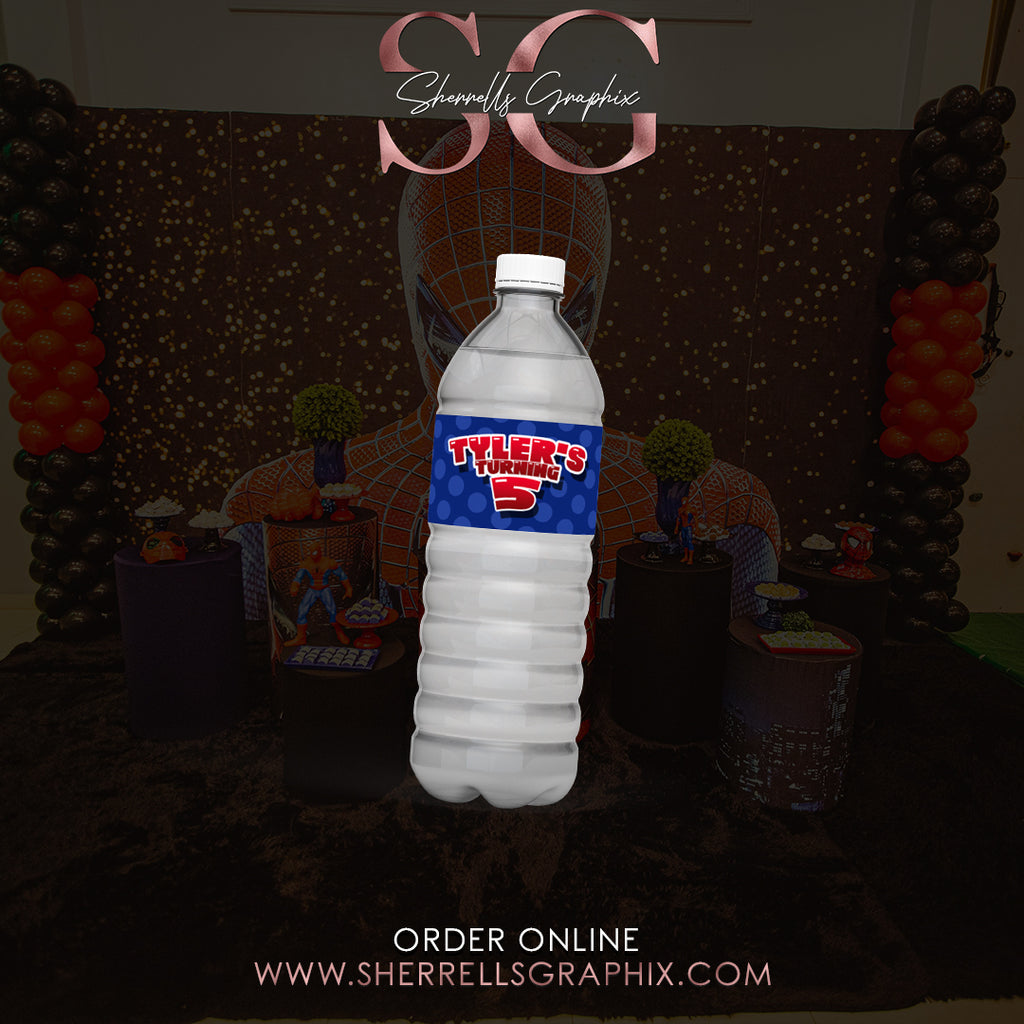 🕸️ Hero City Party Favors Digital Design (Design Only)