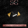 CUSTOM ONE SIDED BUSINESS CARD DESIGN