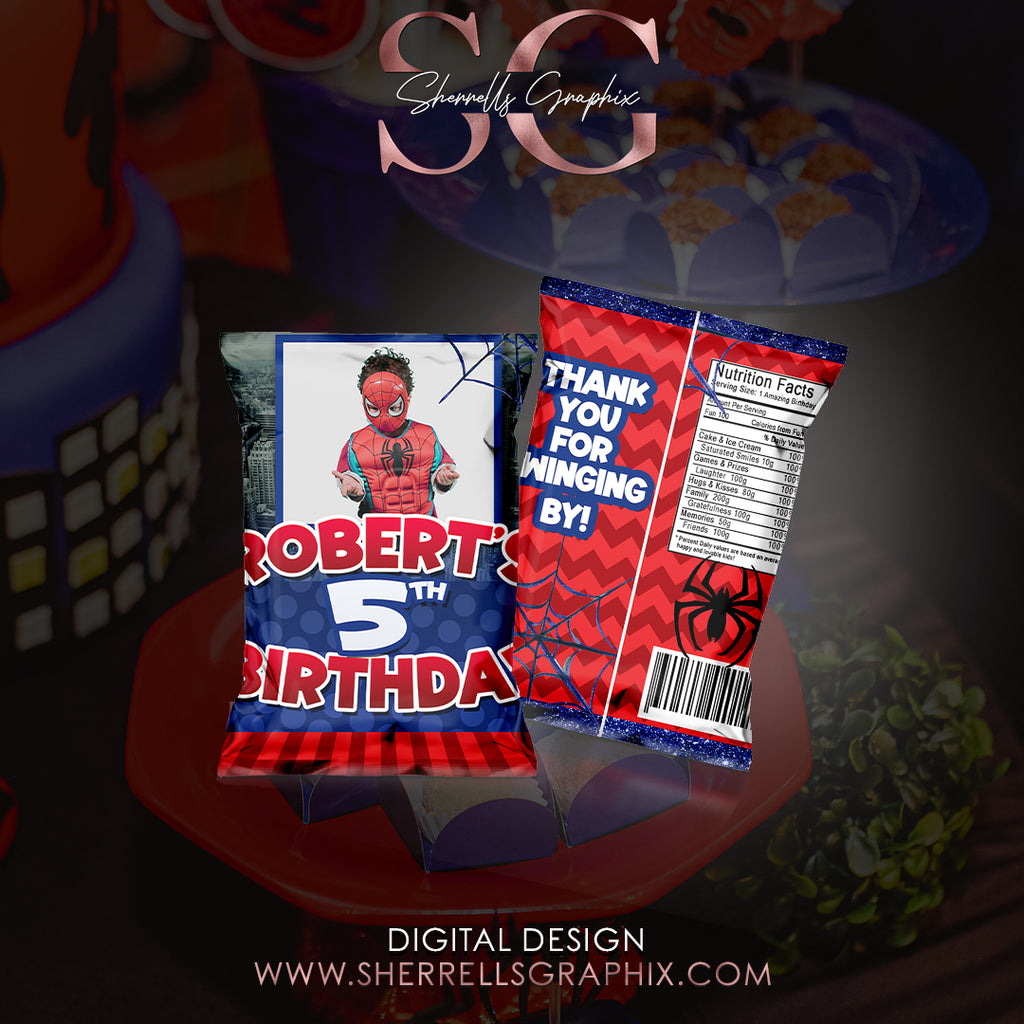 🕸️ Hero City Party Favors Digital Design (Design Only)